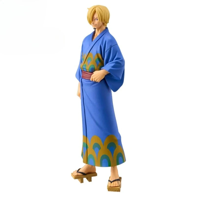 【IN STOCK】Original Banpresto DXF The Grandline Series One Piece Sanji Wano Country Yukata Ver. Action Figure Collectible Model
