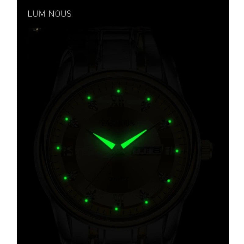 Luxury Women Watch Quartz Watch Digital Wristwatch Waterproof Calendar Luminous Watch Fashion Business Light Man Clock Watches
