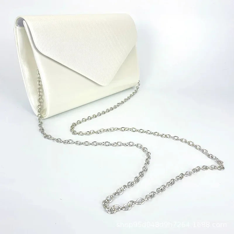 Luxury Design Women's Evening Bag Ladies Day Clutch Envelope Handbag Daily Clutch Wedding Party Bling Gold Chain Crossbody Bag
