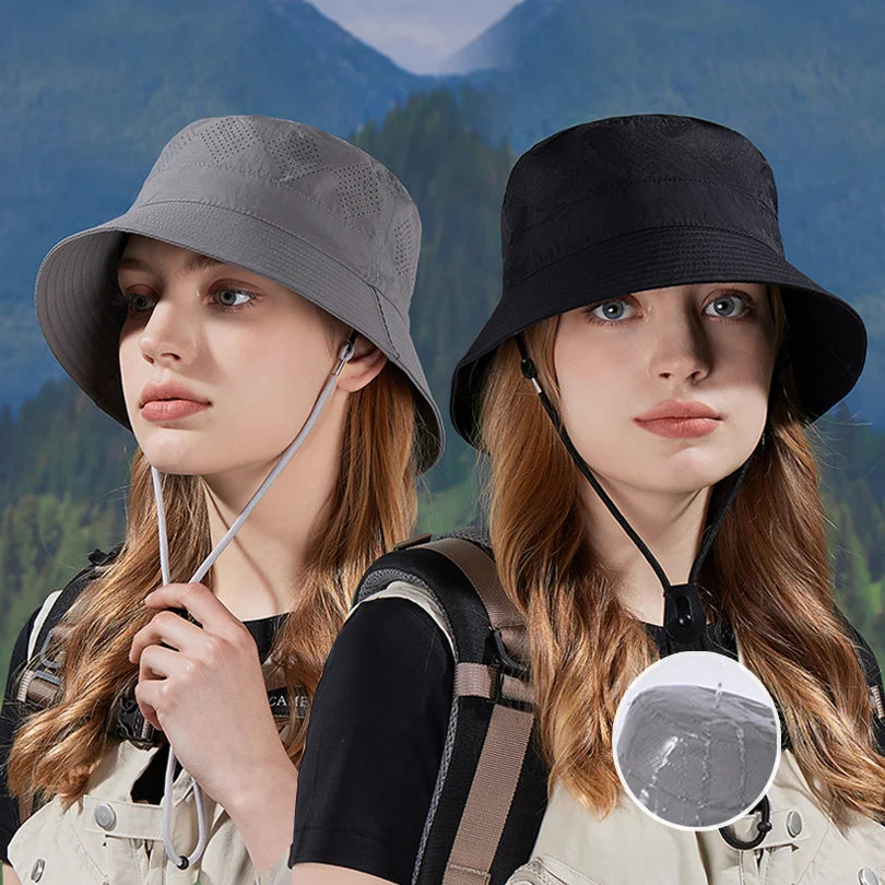 9263New quick-drying waterproof hat outdoor mountaineering fishing sunshade hat breathable small eared solid color fisherman