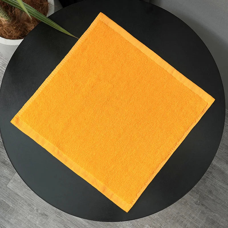 30x30cm Pure Cotton Face Towel: Soft Handkerchief for Kids, Restaurant Napkin & Multi-Purpose Rag