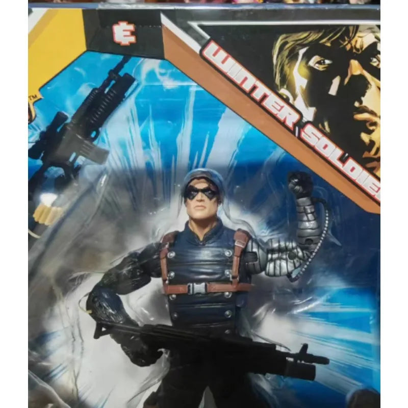 Original Hasbro Marvel Legends BLACK UIDOW UINTER SOLDIER Anime Figure Toy Collection Model