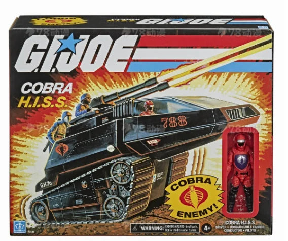 Original Hasbro G.I. Joe Classified Series COBRA H.I.S.S. Action Toy Figure Models Collection