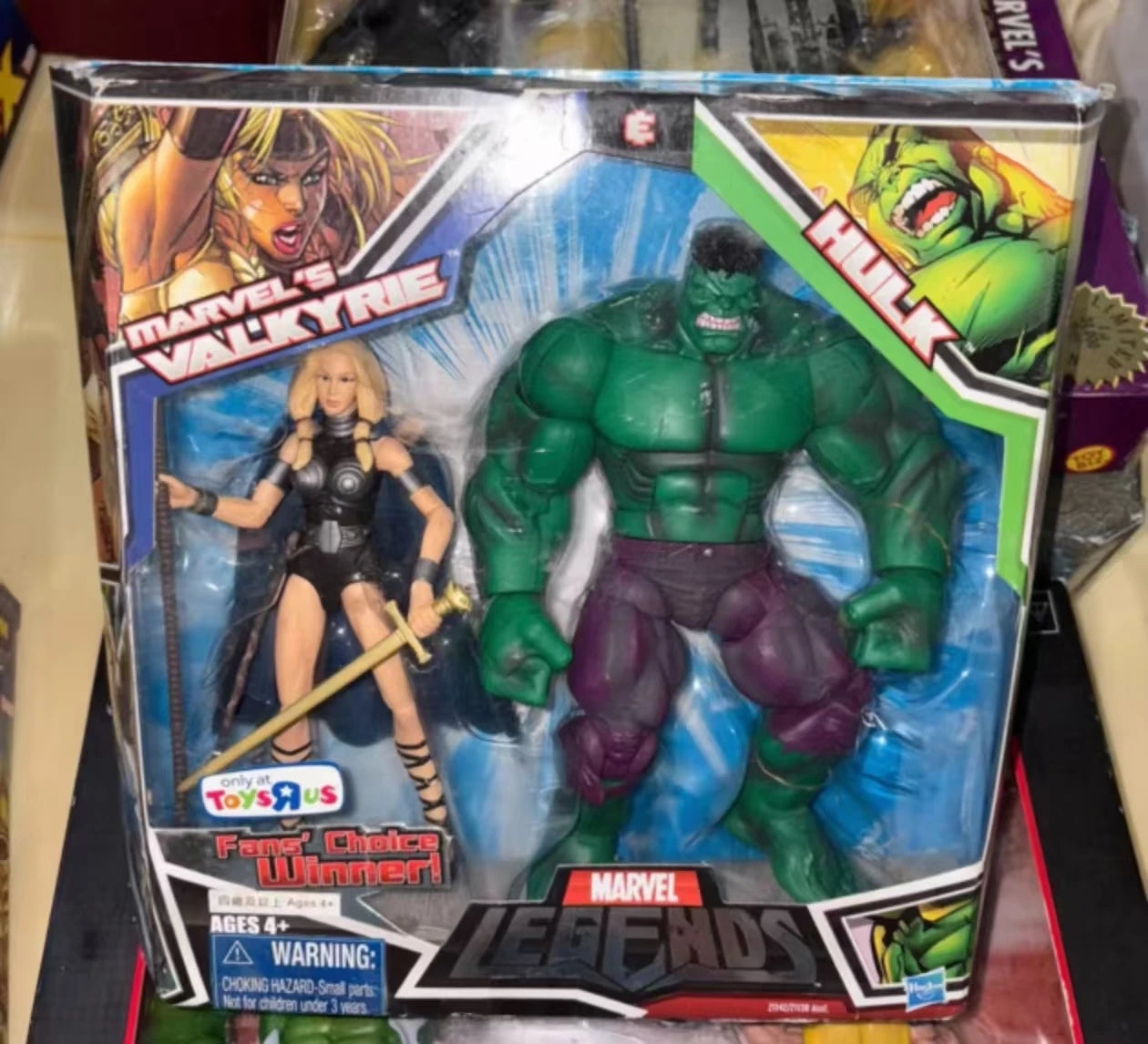 Original Hasbro Marvel Legends Series HULK/VALKYRIE Anime Figure Toy Model Collection