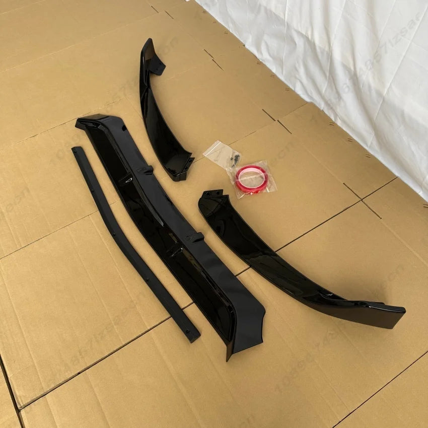 For Mercedes Benz C Class W205 C205 C180 C200 C260 C300 2015-2018 Car Front Bumper Lip Spoiler Diffuser Splitter Body Kit Tuning
