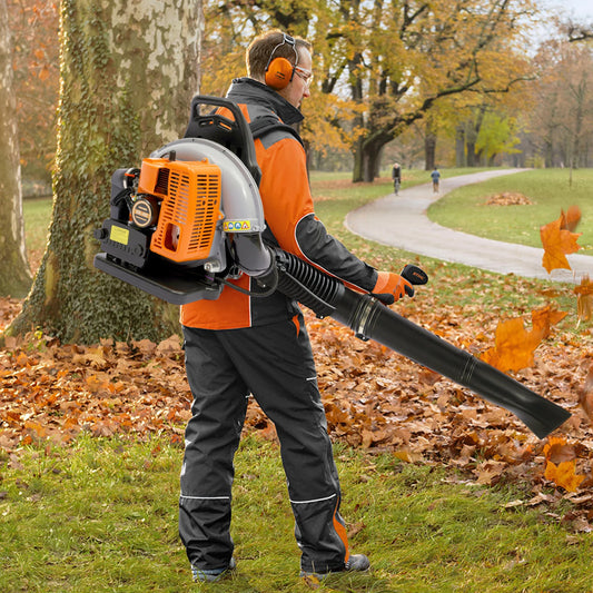 63CC Leaf Blower, 2.7kW Two-Stroke Engine, 6800rpm Speed, Efficient Yard Cleanup