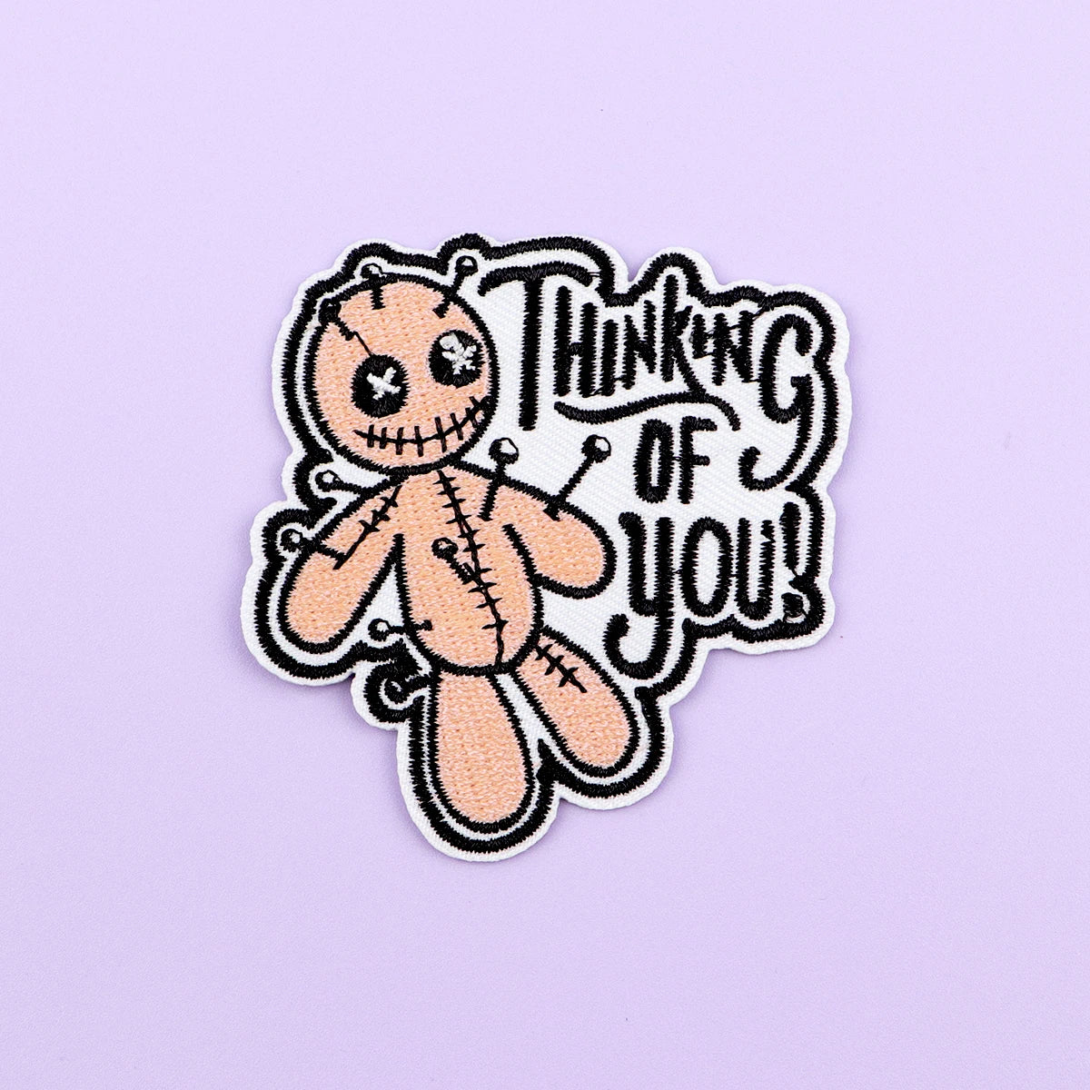 "Thinking of You!" Iron On Patch Patch For Clothing Christmas Embroidered Patch Garment Apparel Accessories Sewing Stickers