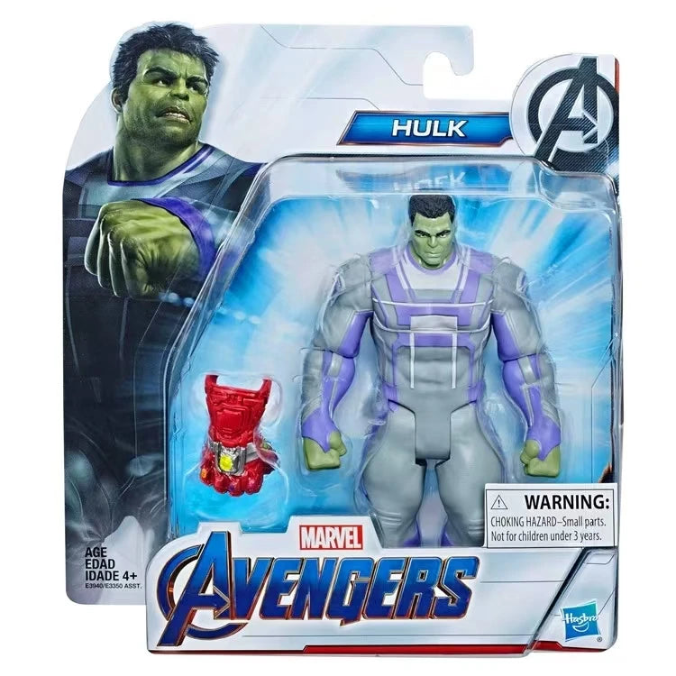 Original Hasbro MARVEL The Avengers Captain America IRON SPIDER Hulk CHITAURI ANT-MAN BLACK PANTHER Anime Figure Toy Collection