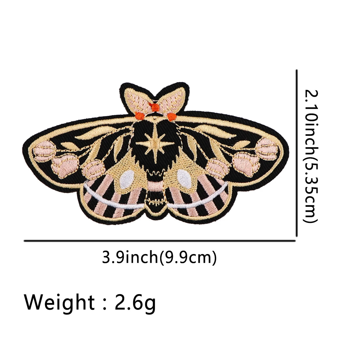 Butterfly Patches Embroidery Badges Iron On Patches On Clothes DIY Dress Jeans Hat Clothing Accesories Moth Applique Stickers