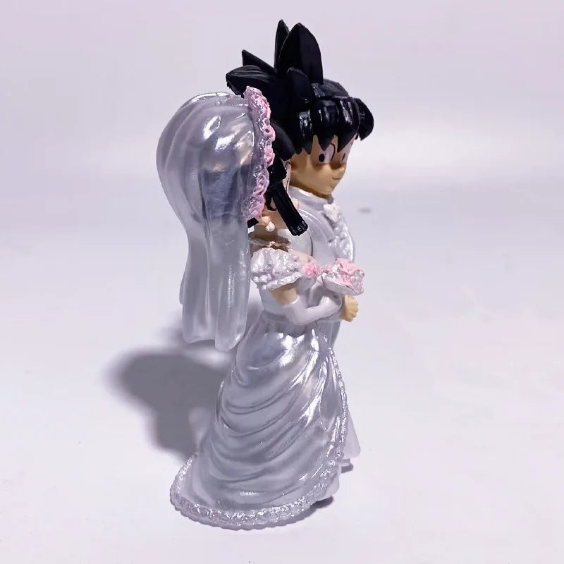 4-inch Dragon Ball Anime Wedding of Goku and Chichi Action Figure Marriage Scene