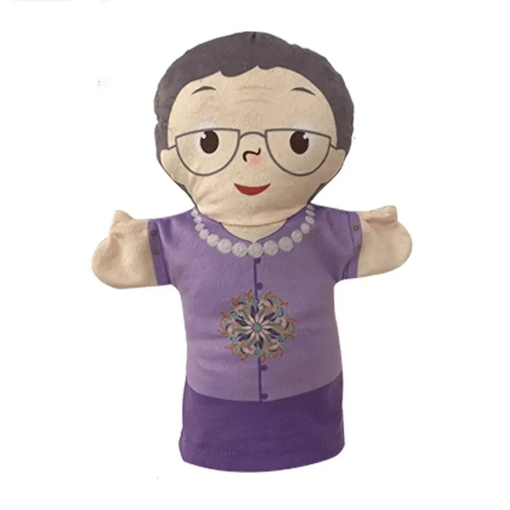 Family Hand Puppet Grandparents Parents Son Daughter Doll Plush Gloves Parent-child Interaction Story Telling Hand Puppets