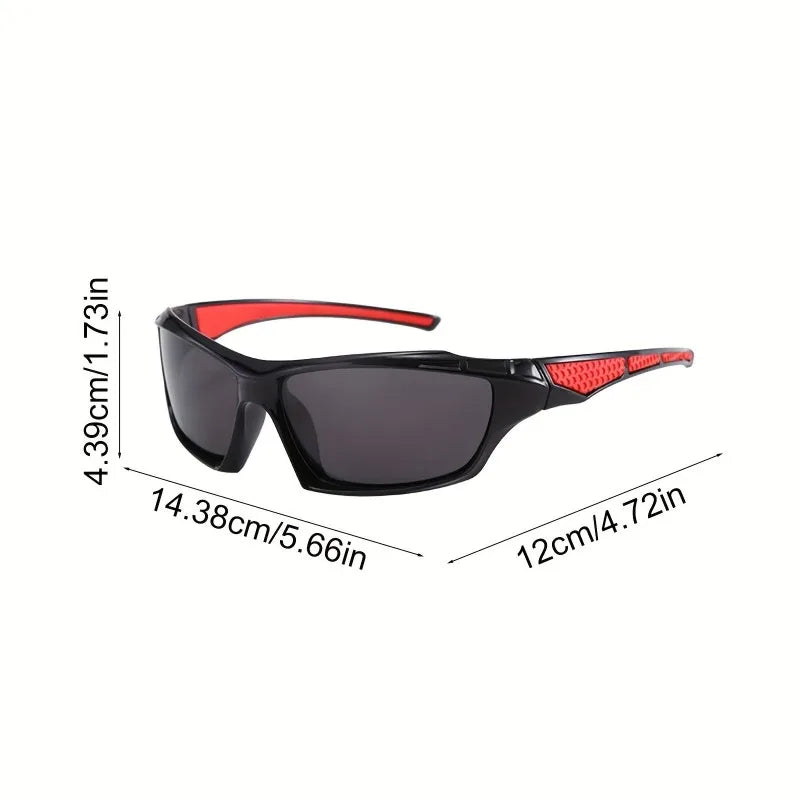 New Cross border Men's Sports Sunglasses Cycling Glasses Night Vision Driving Sunglasses UV resistant Colorful Sports Glasses