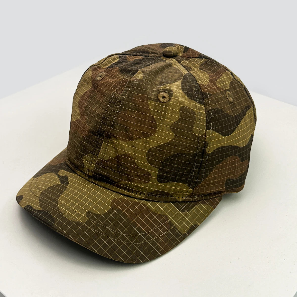 New Unisex Short Eave CAMO Letter Embroidery Baseball Hats Sunshade Quick Drying Breathable Personal Peaked Caps Versatile Solid