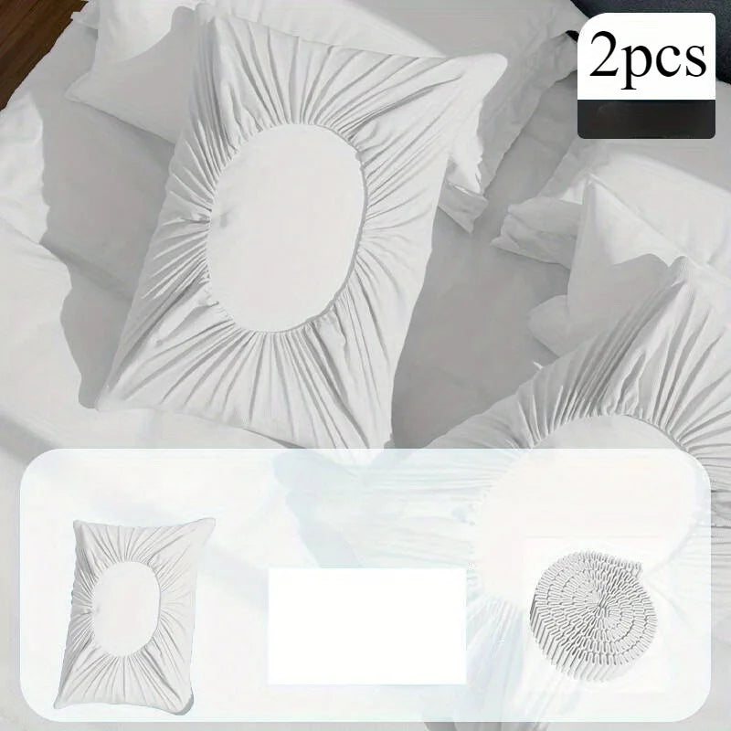 Disposable Pillowcase Set, Dirt-Proof & Breathable, Universal Fit for Hotel, Beauty Salon, Travel - No Pillow Core Included
