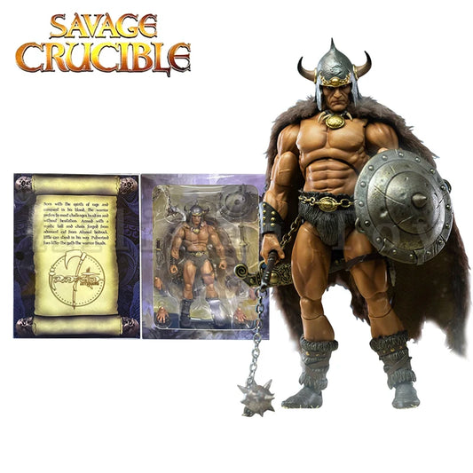 Harbinger Studios 1/12 7"Action Figure Savage Crucible Wave 2 Barbarian Model