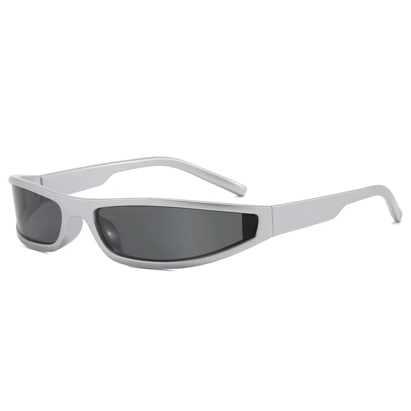 JNPCXI New Retro Y2K Cat Eye Outdoor Fashion Sports Sunglasses Women Gradient Mirror Goggles Shades UV400 Men Punk Sun Glasses