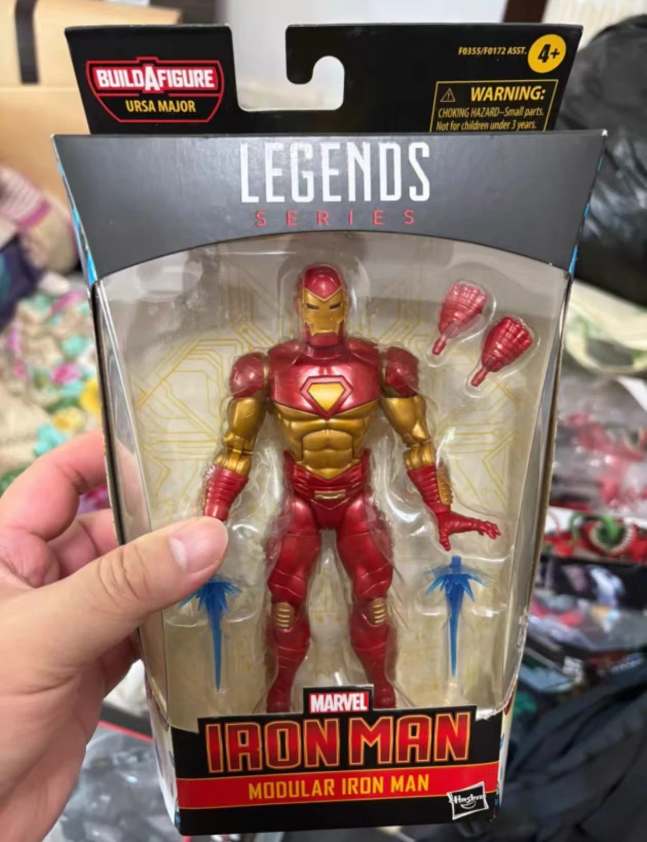 Original Hasbro Marvel Legends Series MODULAR IRON MAN Anime Figure Toy Model Collection