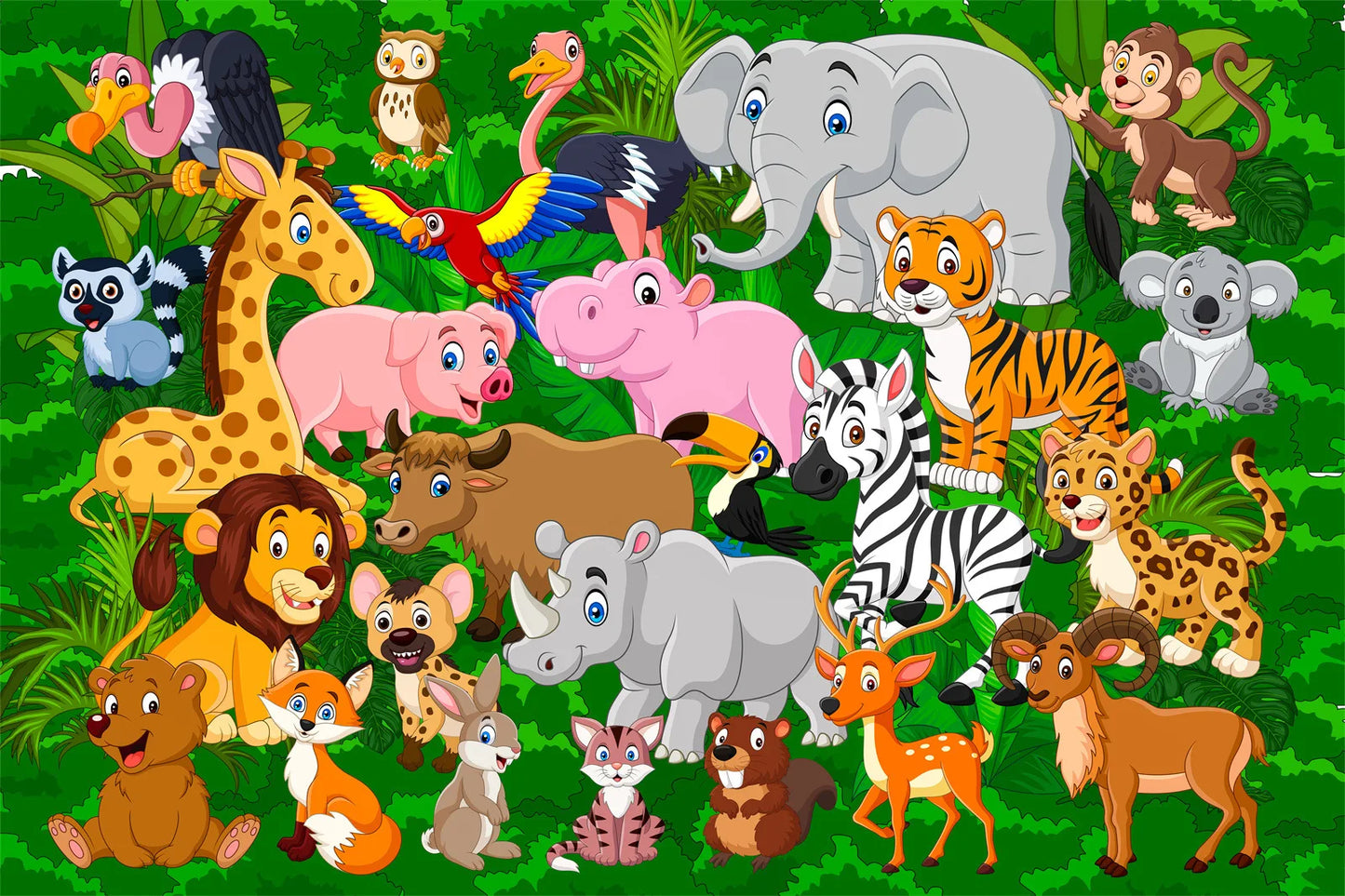38*25cm 100 Pieces Puzzle Animal Engineering Car Dinosaur Puzzle Children Paper Puzzle Blue Card Benefit Intelligence Toys