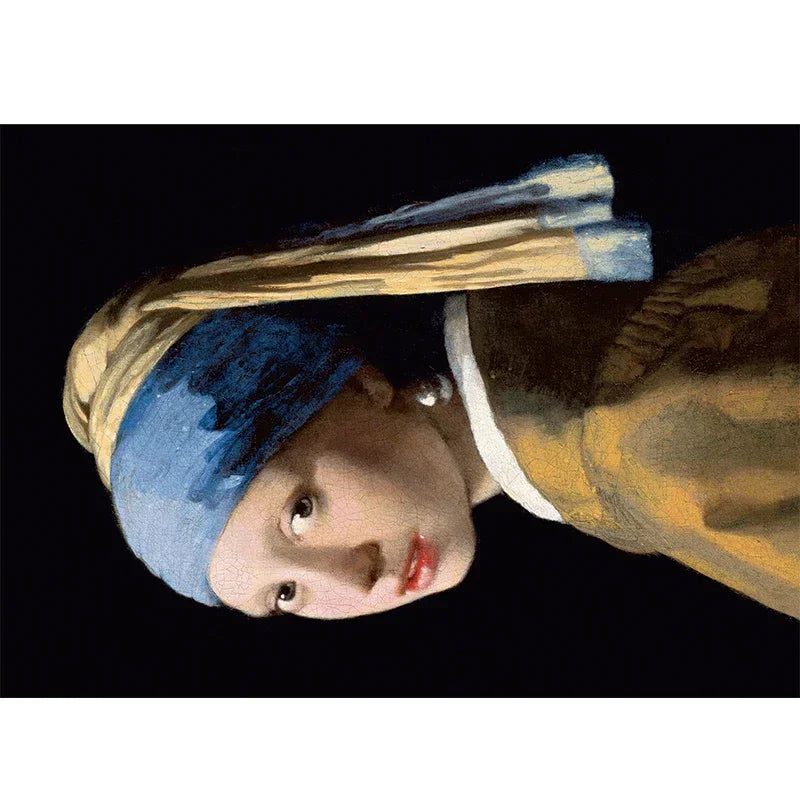 150PCS Mini Test Tube Jigsaw Puzzles The Girl with the Pearl Earring Decompression Toy Fridget Puzzle Game Family Decoration