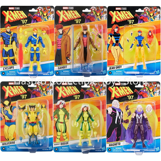 Marvel Legends Retro Cardback X-Men '97 Wolverine Magneto Action Figure Model