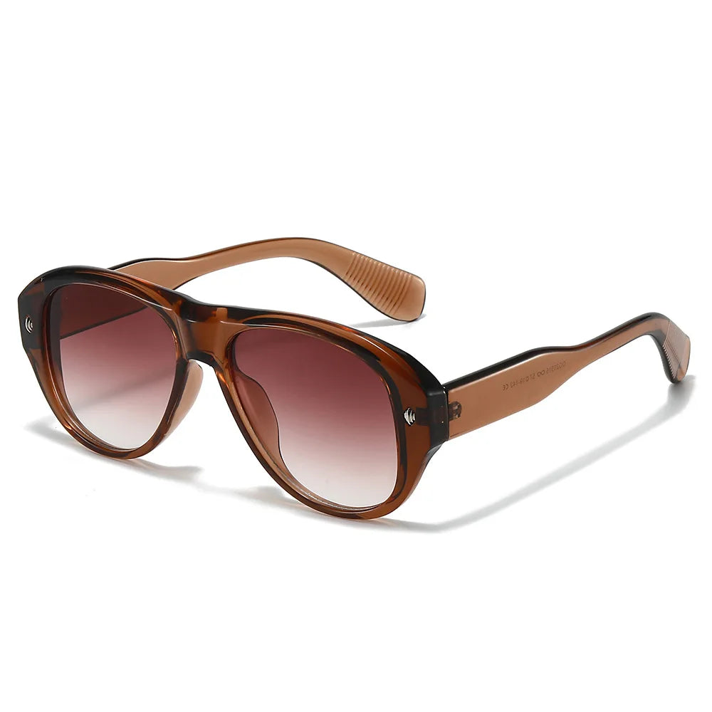 JNPCXI New Vintage Cat Eye Pilot Sunglasses for Women Men Black Retro Frame UV400 Sun Protection Fashion Shades Streetwear Style