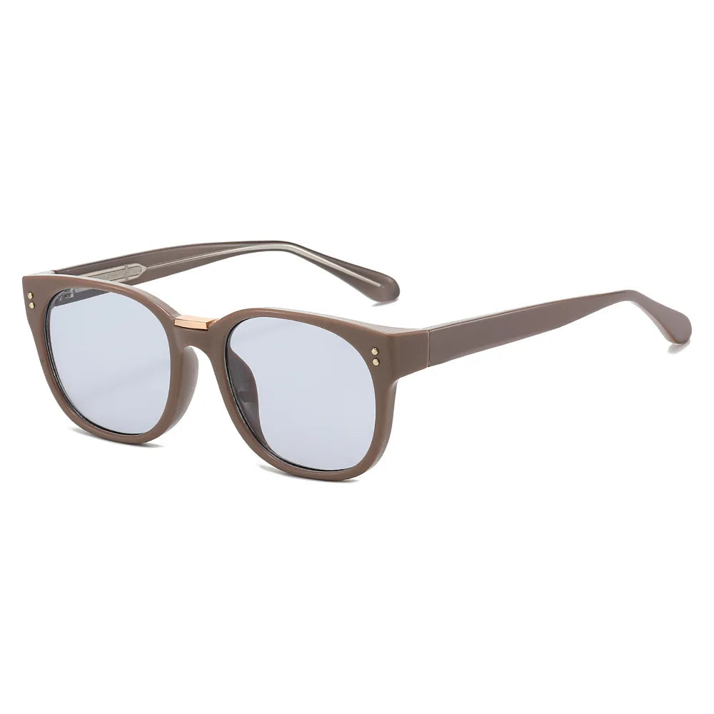 JNPCXI New Designer Square Sunglasses Men Women Fashion Tint Lens Stainless Steel Sun Shades UV400 Oculos Sol Feminino