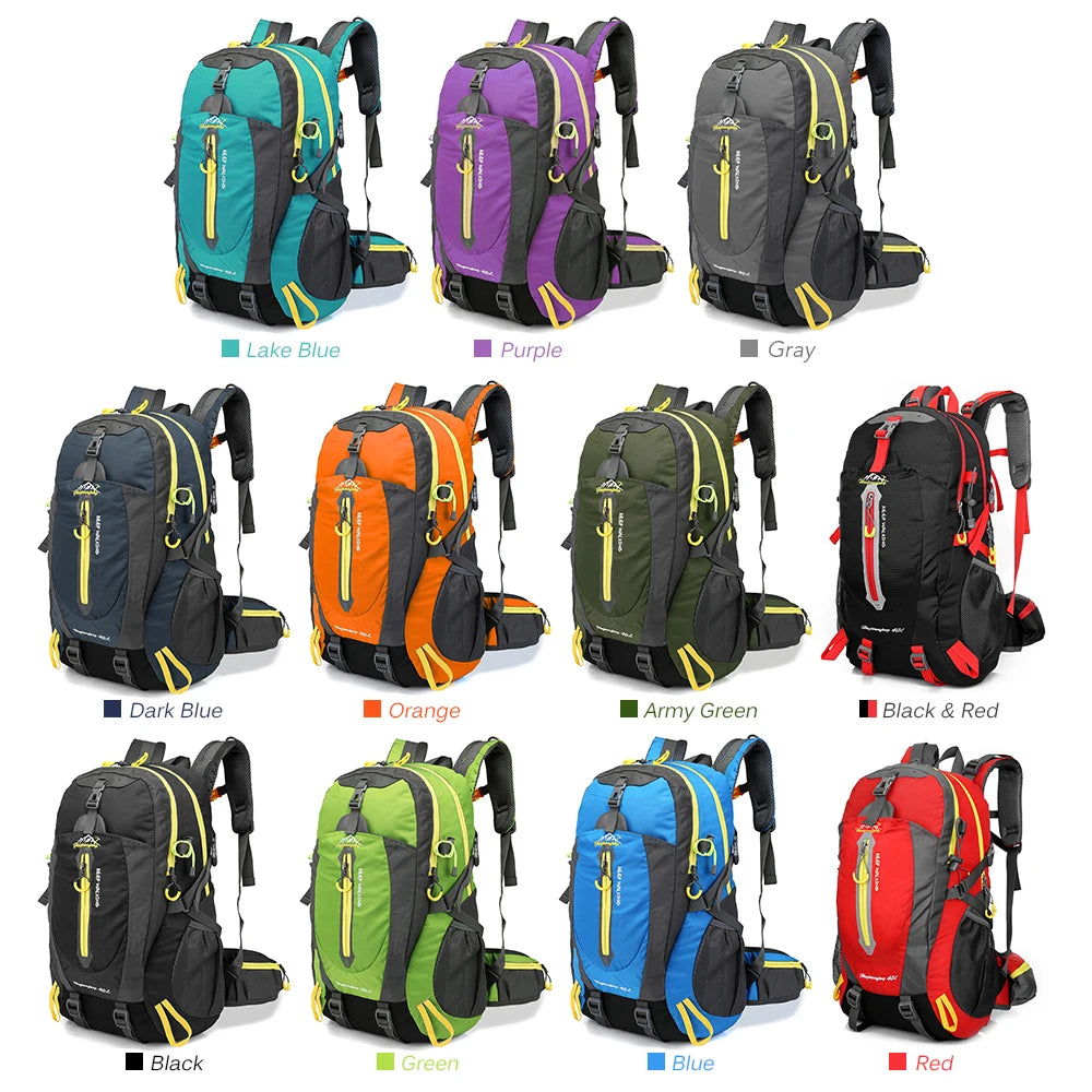 40L Water Resistant Travel Backpack Camping Hiking Laptop Daypack Climbing Bags