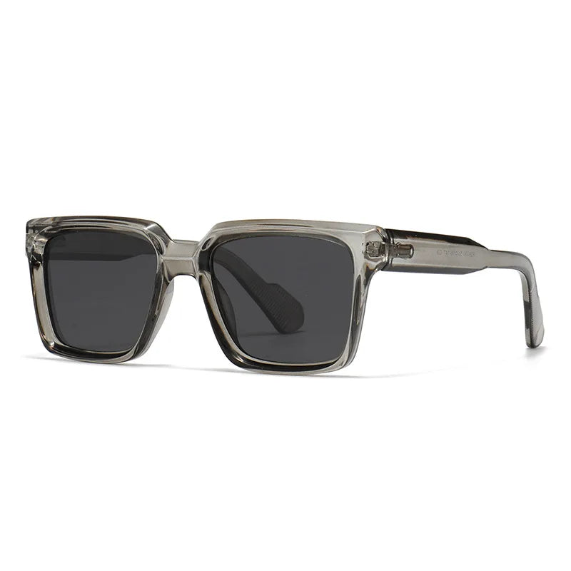 JNPCXI New Fashion Square Sunglasses for Men and Women Trendy Polarized Sun Glasses Shades UV400