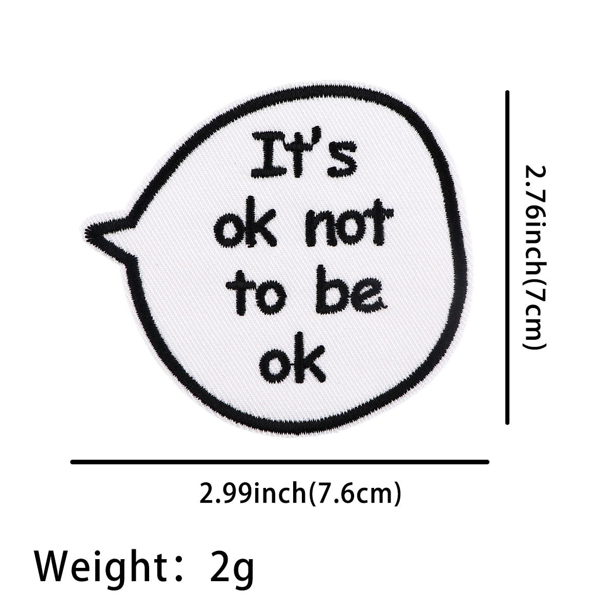 Funny Goose Patch Cartoon Embroidered Patches For Clothing DIY Iron on Patches For Clothes Letters Patch Stickers