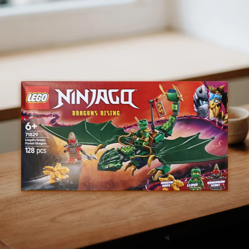 Lego 71829 Lloyd's Green Forest Dragon Ninjago 2025 New Building Blocks