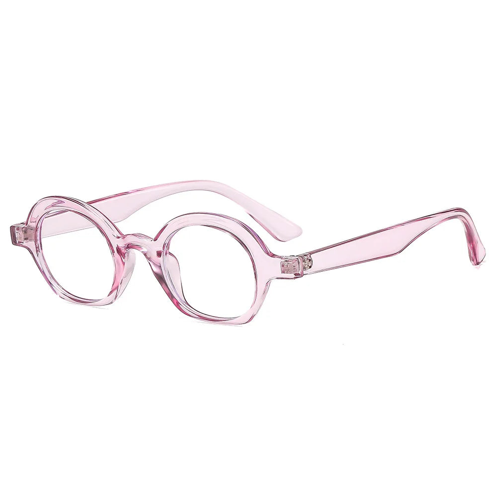 JNPCXI New Fashion Round Glasses Frame Women Clear Anti Blue Light Eyewear Vintage Men Optical Frame Prescription Glasses