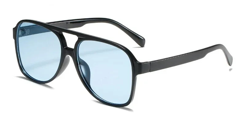 JNPCXI Double Bridge Classic Pilot Sunglasses Women Retro Vintage Sun Shades Glasses Unisex Driving Eyewear