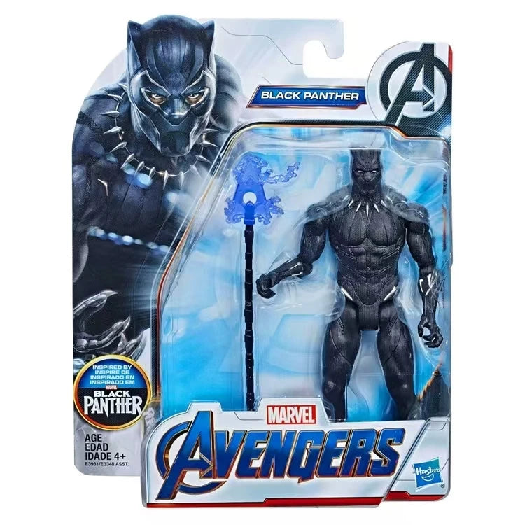 Original Hasbro MARVEL The Avengers Captain America IRON SPIDER Hulk CHITAURI ANT-MAN BLACK PANTHER Anime Figure Toy Collection