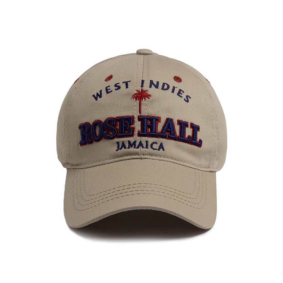 Men Letter Embroidery Baseball Cap Summer Visor Fashion Hip Hop Caps Snapback Women Casual Vintage Cotton Hat Unisex Adjustable