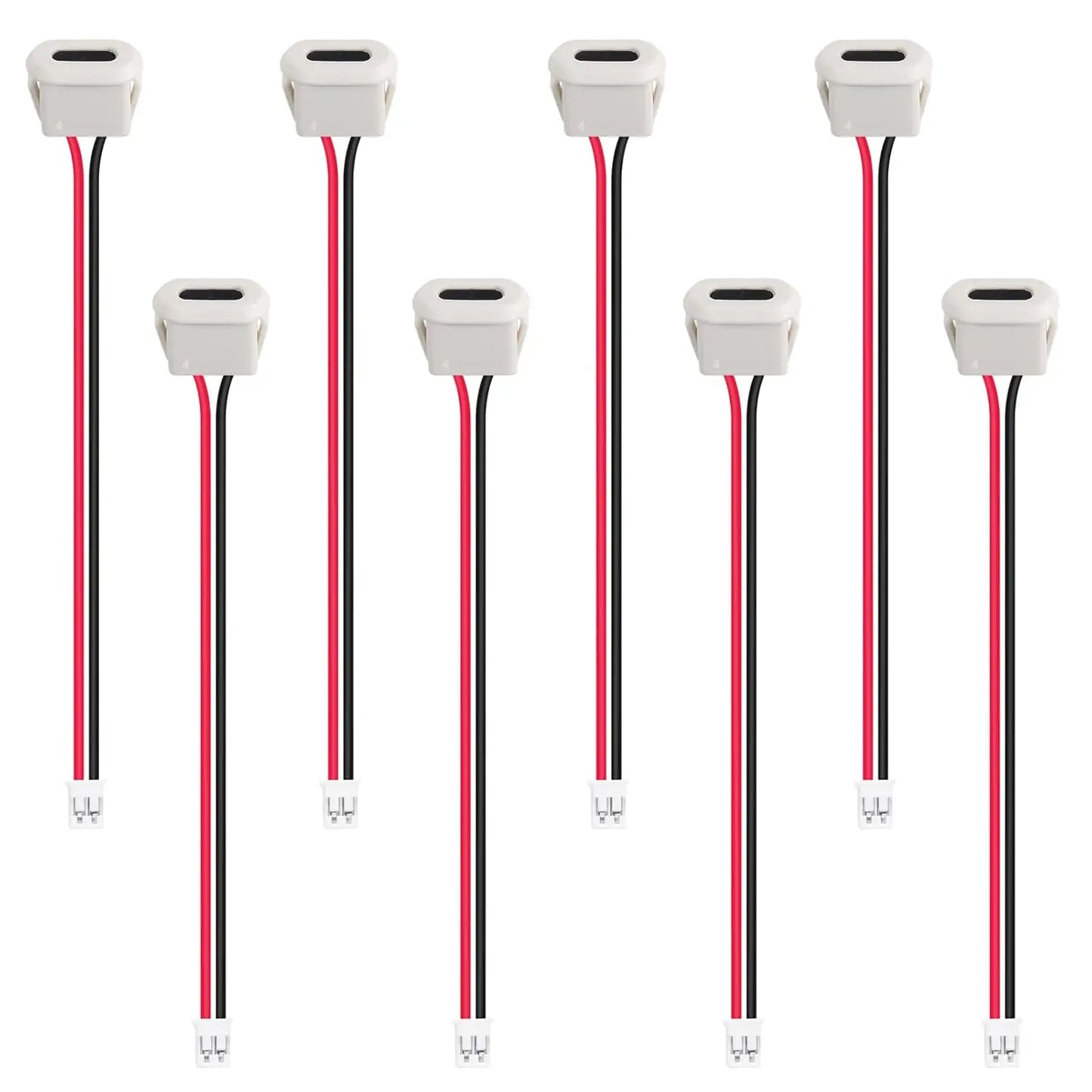 10pcs Type-C Female Chassis Waterproof 2P Solder Wire Type USB C Pigtail Cable Extension Power Cable USB-C Plug to 2 Pin Bare