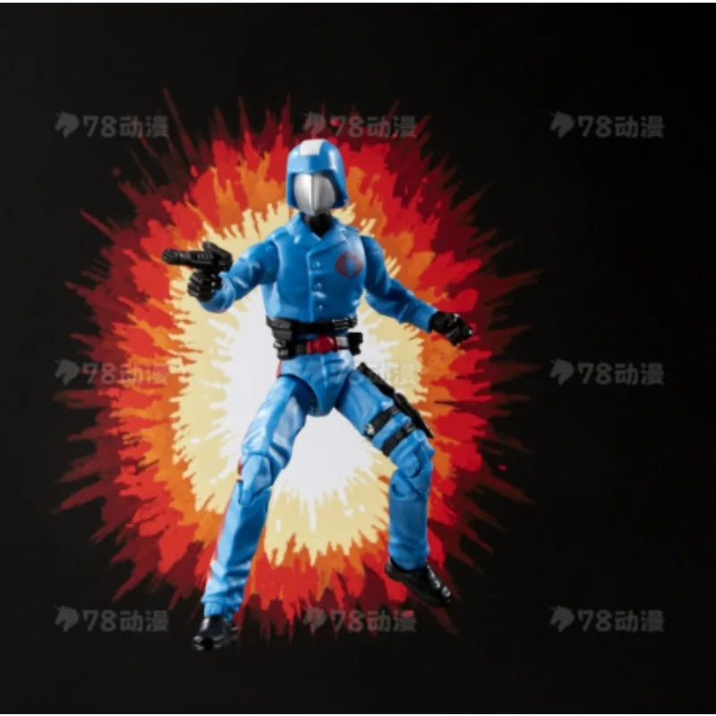Original Hasbro G.I. Joe Classified Series Retro Collection Cobra Commander Anime Figures Toys Models Collection