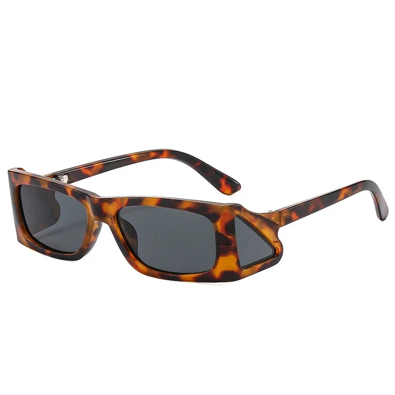 JNPCXI Fashion Unique Small Square Sunglasses Women Retro Brand Designer Men Trending Punk Sun Glasses UV400
