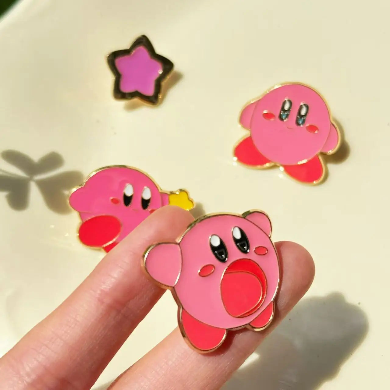 4pcs  Enamel Lapel Pins Set Fashion Jewelry Cartoon Badge Brooch Pin for Women Backpack Jeans Accessories