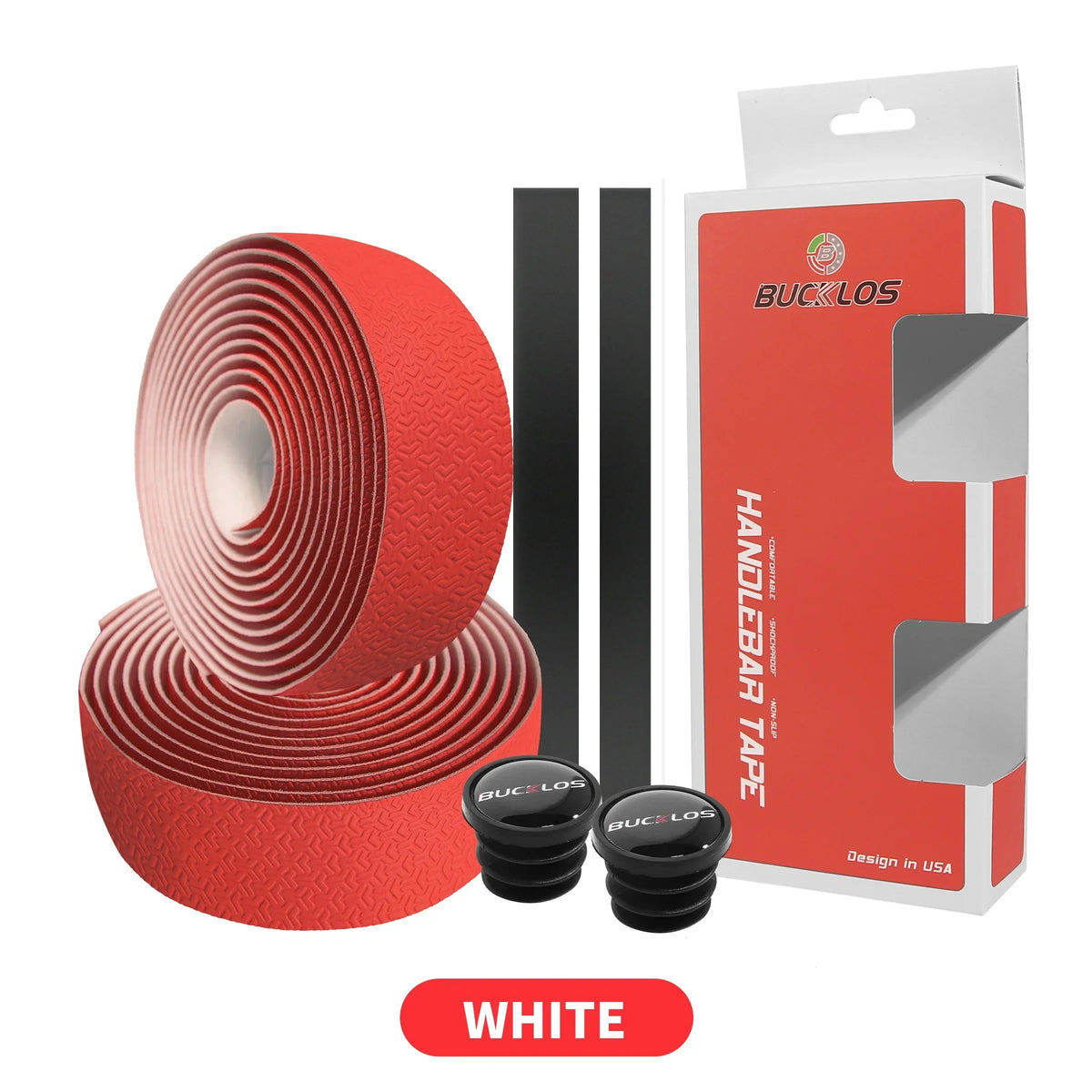 BUCKLOS Road Bicycle Handlebar Tape EVA PU Anti-Vibration Handle Bar Tape Cork Gravel Racing Bike Wrap Belt Cycling Accessories