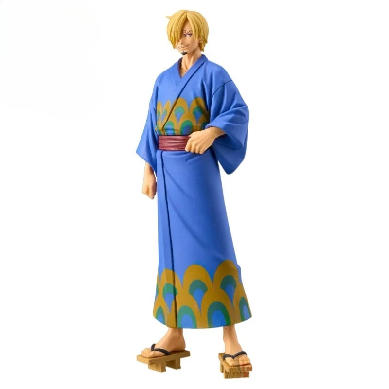 【IN STOCK】Original Banpresto DXF The Grandline Series One Piece Sanji Wano Country Yukata Ver. Action Figure Collectible Model