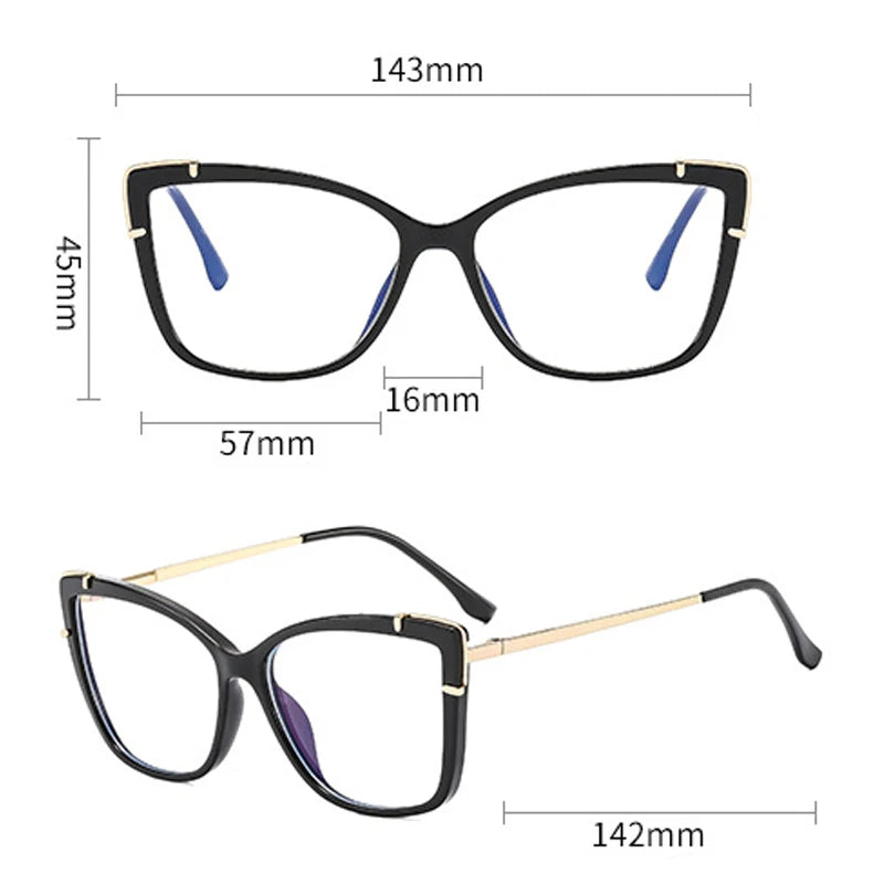 JNPCXI New Comfortable TR90 Square Vintage Computer Eyeglasses Glasses Frame Optical Spectacle Anti-blue Prescription Glasses