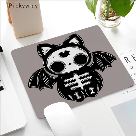 Funny Black Cat Mouse pad PC Desk Mat Table Big Mouse Pad PC Non-slip Rug z27
