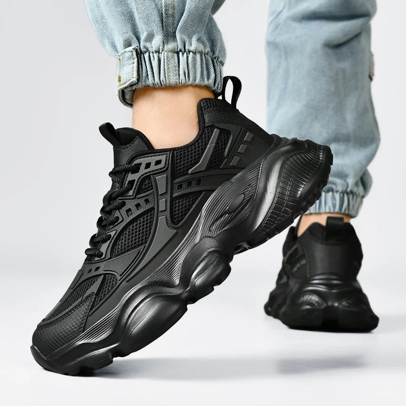 High Quality Walking Sneakers Men Large Size 48 Athletic Running Shoes For Men Black Platform Casual Basletball Sneakers Cool