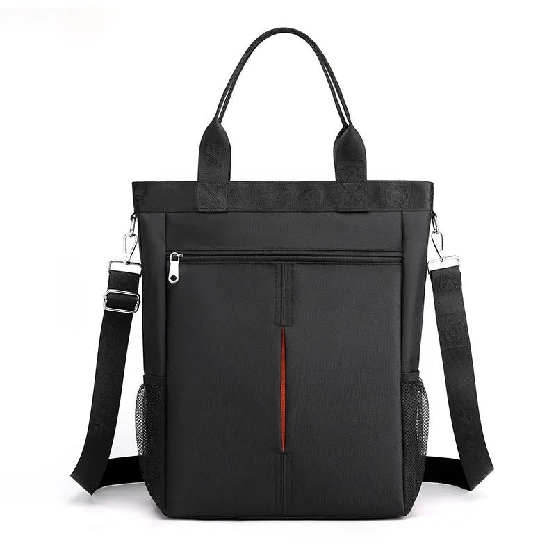 Men's Busin Casual Laptop Bag 4/5.6 Inch Notebook Cuter Bag Simple Leisure Single oulder Bag Ox Cloth Zipper purses and handbags