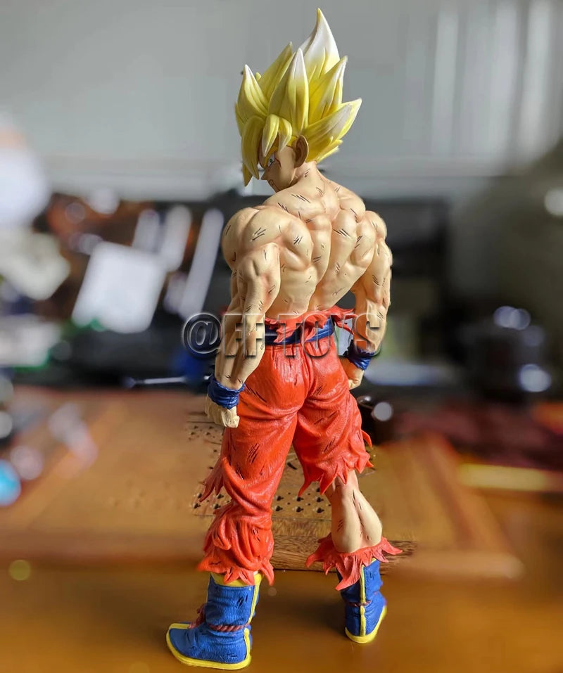 43CM Dragon Ball Z Figure Son Goku Namek Super Saiyan Figurine PVC Action Figures GK Statue Collection Model Toys for Children