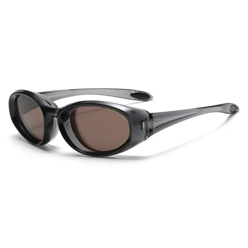 JNPCXI New Retro Y2K Candy Color Cat Eye Sunglasses Women Fashion Rivets Outdoor Sports Punk Men Trending Sun Glasses