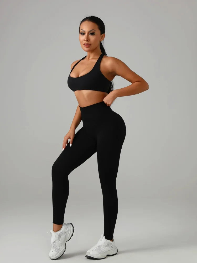 High - Waisted Yoga Pants Women's Tummy Control Leggings for Fitness Workout Running