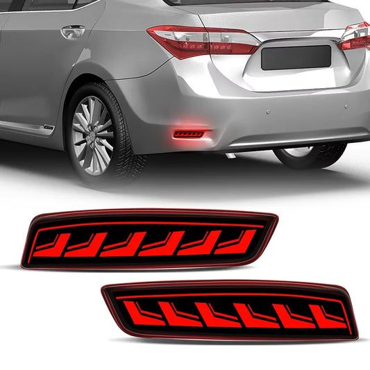 For Toyota Corolla Altis 2014 2015 2016 2017 2018 For Lexus GS250 ES250 Car Rear Bumper Reflector Lights Turn Signal Brake Lamp