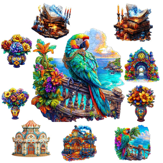 Marvellous Wooden Puzzle Unique Style Wooden Decor Christmas and Halloween Gift Toy for Teen and Kid