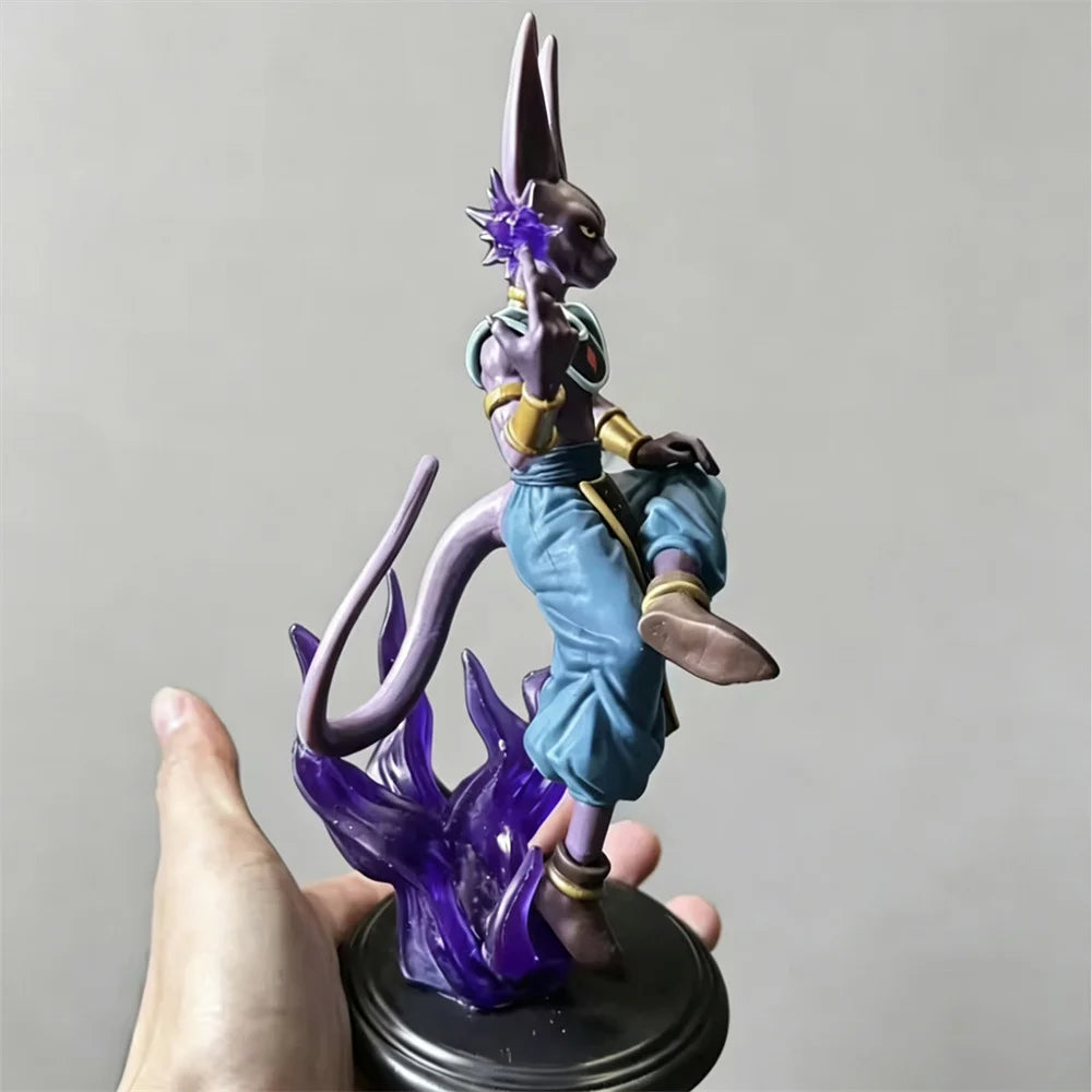 Anime Dragon Ball Z Beerus Figure 20cm/7.87in Super God Of Destruction Beerus Action Figures Collection Mode Toys Gifts